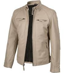 JacketFancy Men's Classic Real Leather Biker Jacket
